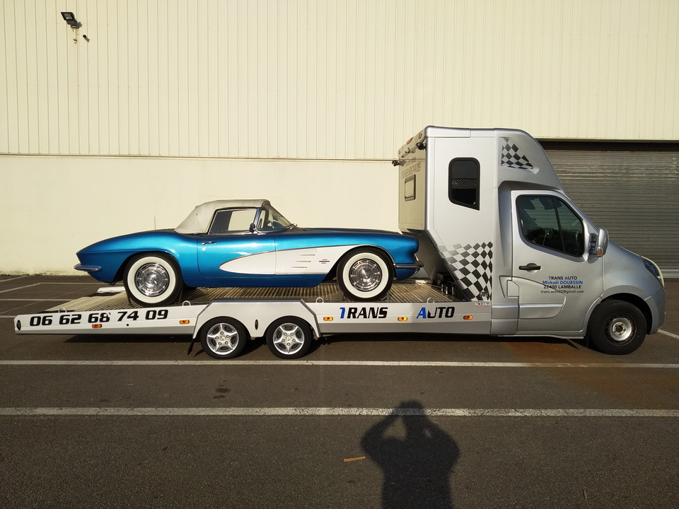 transport automobile de collection